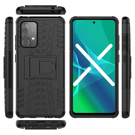 Telefontok a Samsung Galaxy A32 4G, Tire Armor, fekete