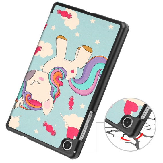 Tok Lenovo Tab M8 Gen 4 TB-300FU, Smartcase, unicorn