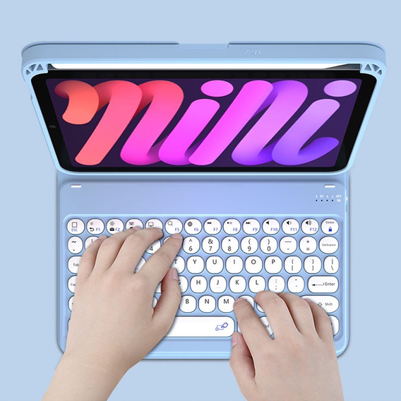Tok + billentyűzet iPad mini 6 2021 8,3'', Magnetic Keyboard, fekete