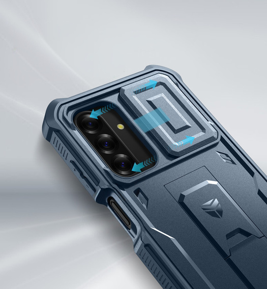 Páncélozott tok a Samsung Galaxy A26 5G, Dexnor Full Body (Two Frames), kék