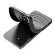 Tok Samsung Galaxy S25, Ripple Kickstand, MagSafe-hoz, fekete