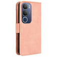 Pattintható tok a Vivo Y19s, Card Slot, rózsaszín