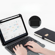 Tok + billentyűzet iPad 10.9 2022, NILLKIN Bumper Pen Slot, fekete