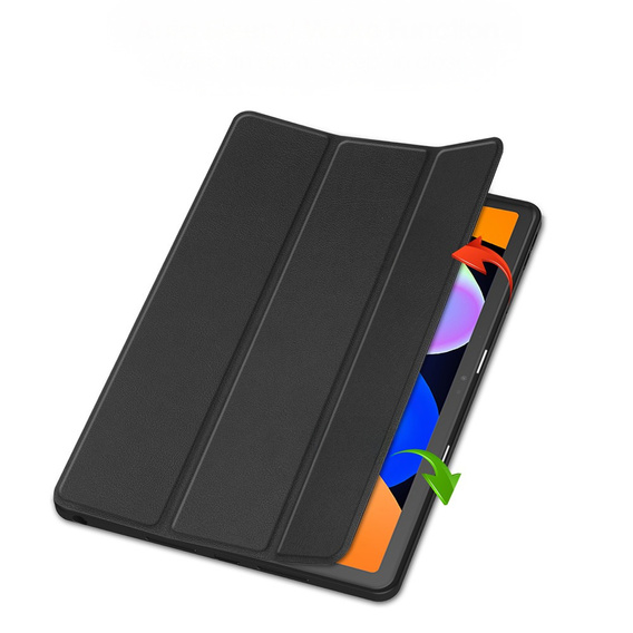 Tok Lenovo Idea Tab 11" 2025 TB336FU TB336ZU, állvány, Smartcase tolltartóval, fekete színű