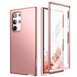 Telefontok a Samsung Galaxy S22 Ultra, Suritch Full Body, rózsaszín rose gold