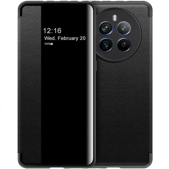 Pántos tok a Realme 12 Pro 5G / 12 Pro+ 5G készülékhez, Side View, fekete