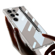 Tok Samsung Galaxy S25 Ultra, GKK Clear Case, stylusszal, átlátszó