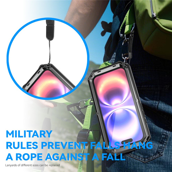 R-JUST páncélozott tok állvánnyal iPhone 17-hez