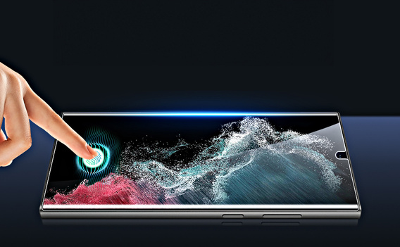 2x kerámia ERBORD hibrid üveg a Samsung Galaxy S22 Ultra