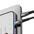Baseus Glimmer USB-C és Lightning 20W 2m kábel iPhone-hoz