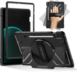 Dexnor 360° tok pánttal és tolltartóval Samsung Galaxy Tab S9 FE+ készülékhez