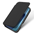 Dux Ducis tok iPhone Air, Skin Pro, pánttal, kártyafoglalattal, fekete