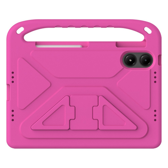 Gyermek tok Xiaomi Redmi Pad Pro / Xiaomi Poco Pad, fogantyúval, rózsaszín