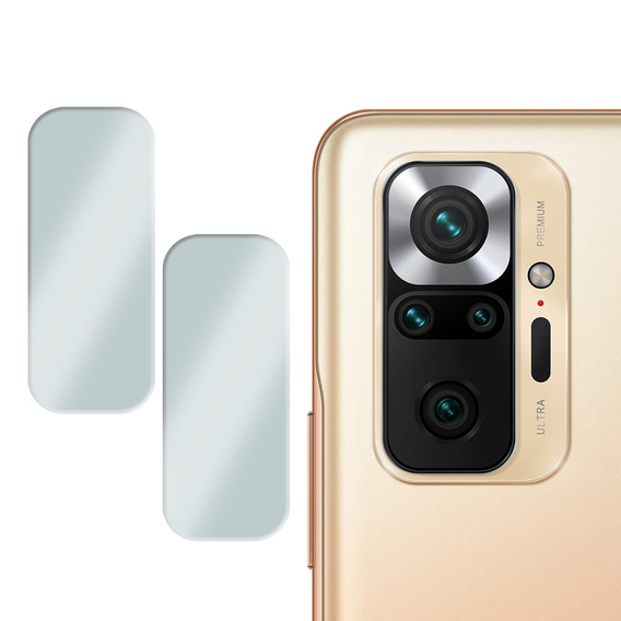 2x ERBORD edzett üveg a kamera számára, hogy Xiaomi Redmi Note 10 Pro