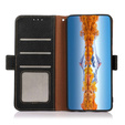 KHAZNEH RFID tok Samsung Galaxy S23, Litchi textúra, fekete