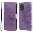 Pattintható tok a Samsung Galaxy A13 4G, Mandala Flower, lila