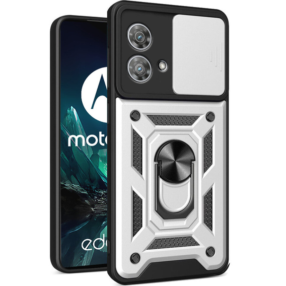 Telefontok a Motorola Edge 40 Neo, CamShield Slide, ezüst