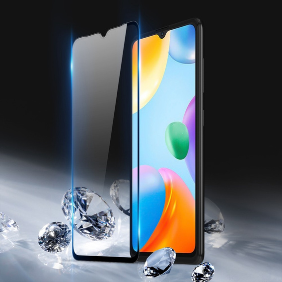 Edzett üveg Xiaomi Redmi 10C / 12C, Dux Ducis teljes képernyőhöz, kék