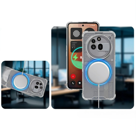 IMAK Telefontok a Nothing Phone 3a Pro, Dropproof, átlátszó