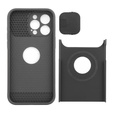 Telefontok a iPhone 15 Pro Max, ERBORD MagProtect Slide Camera, fekete