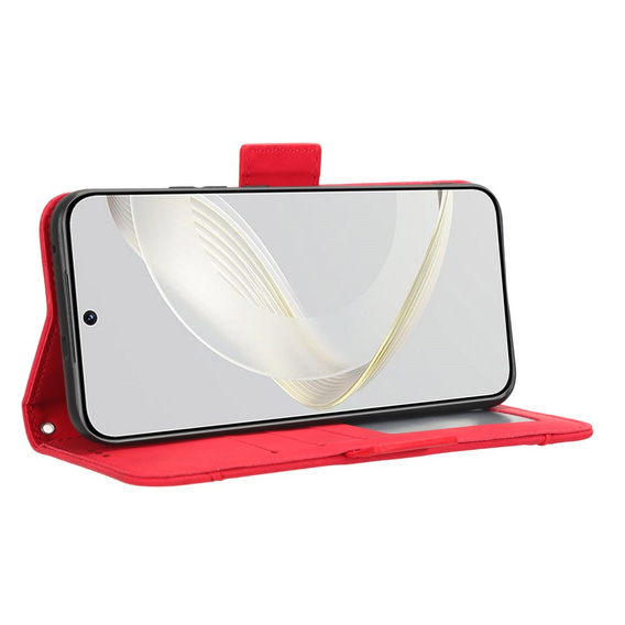Pattintható tok a Huawei Nova 11 Pro, Card Slot, piros