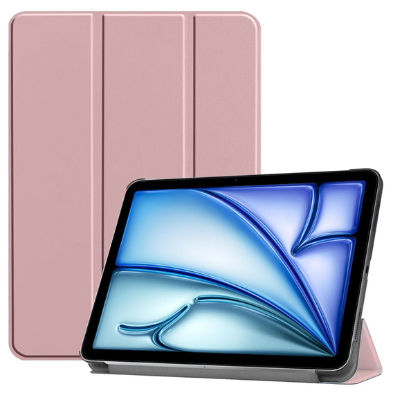 Tok iPad Air 13" 2025/2024 (7/6 gen.), Smartcase, rózsaszín rose gold