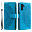 Pattintható tok a Samsung Galaxy A34 5G, Mandala, kék