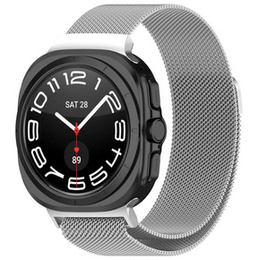 Milánói karkötő pánt a Samsung Galaxy Watch Ultra 47mm (2025 / 2024), Ezüst