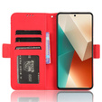 Pattintható tok a Xiaomi Redmi Note 13 5G, Card Slot, piros