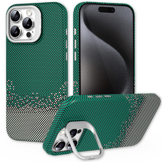 Tok iPhone 15 Pro Max készülékhez, Frame Kickstand, MagSafe, Sand Green