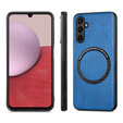 Telefontok a Samsung Galaxy A14 5G, Leather Hybrid MagSafe, kék