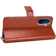 Pattintható tok a Huawei Nova Y70 4G, Crazy Horse Wallet, barna