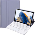 Tok + billentyűzet Samsung Galaxy Tab A8 10.5 X200 / X205, Touchpad, lila