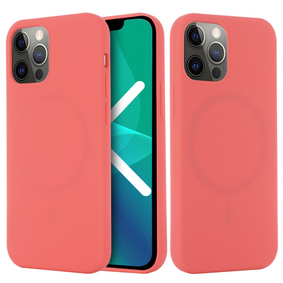 Telefontok a iPhone 13 Pro Max, Silicone MagSafe, rózsaszín