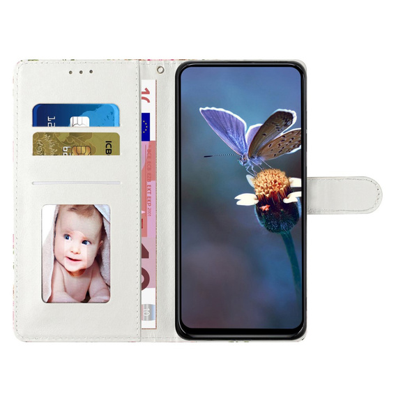 Pattintható tok a Samsung Galaxy A35 5G, Wallet, Dandelion