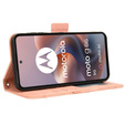 Pattintható tok a Motorola Moto G86 5G, Card Slot, rózsaszín