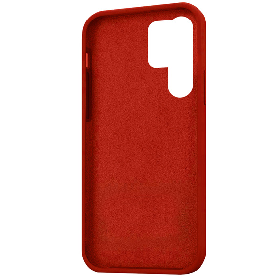 Telefontok a Samsung Galaxy S22 Ultra 5G, Silicone Lite, piros