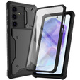 Tok Samsung Galaxy A55, ERBORD Rugged Case, fekete (két keret)