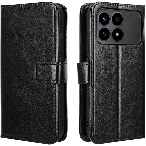 Crazy Horse Wallet flip tok Xiaomi Poco F8 Pro készülékhez