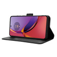 Flip tok Motorola Moto G84 5G-hez, Smart Magnet, fekete