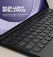Dexnor mágneses tok billentyűzettel és érintőpaddal Samsung Galaxy Tab A9+ készülékhez