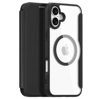 Dux Ducis Telefontok a iPhone 16, Skin X Pro, MagSafe, fekete