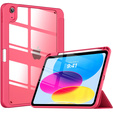 Tok iPad 11" 2025 A16 (11 gen.) / iPad 10.9" 2022 (10 gen.), Smartcase Hybrid, tolltartó résszel, rózsaszín