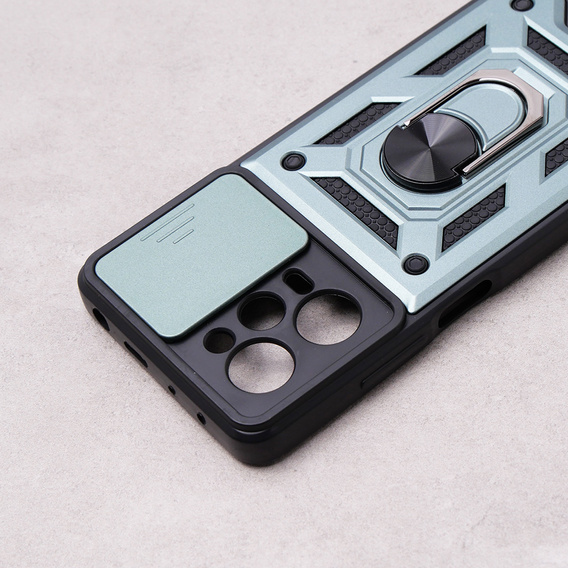 Telefontok a Xiaomi Poco X5 Pro 5G, CamShield Slide, zöld