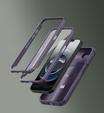 Páncélozott tok iPhone 16 Pro Max készülékhez, Dexnor CamProtect MagSafe, lila
