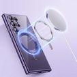 Tok Samsung Galaxy S25 Ultra-hoz, Electro MagSafe, lila + üveg a képernyőhöz