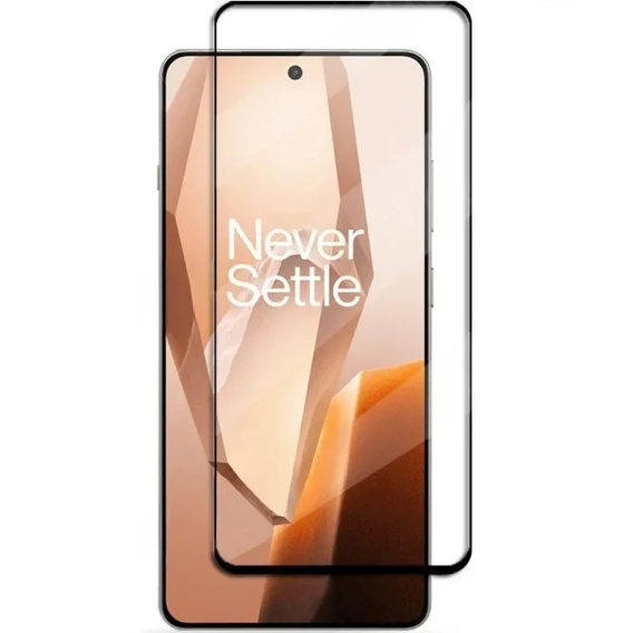 3D edzett üveg OnePlus 13R készülékhez, fekete keret