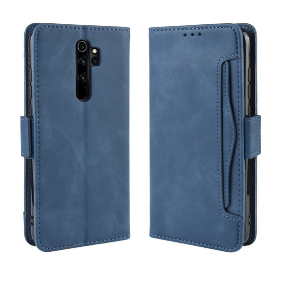 Pattintható tok a Xiaomi Redmi Note 8 Pro, Card Slot, sötétkék