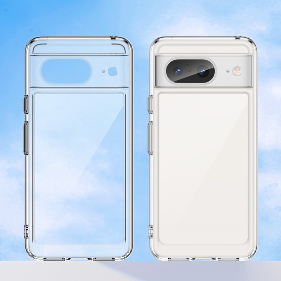 Tok Google Pixel 8, Fusion Hybrid, kameravédelemmel, átlátszó