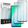 2x edzett üveg a Xiaomi Redmi Note 10 5G, ERBORD 3D teljes képernyő